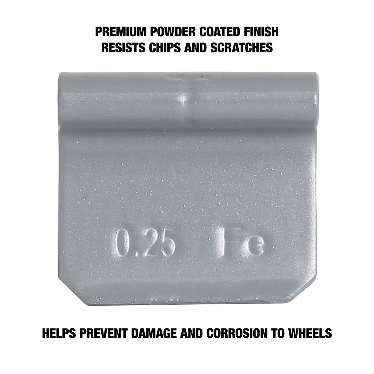 OEMTOOLS 23238 0.25 Oz. T Style Steel Wheel Weight - 1 Box of 25 Additional Image 3