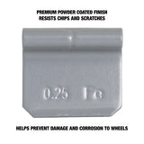 OEMTOOLS 23238 0.25 Oz. T Style Steel Wheel Weight - 1 Box of 25 Additional Image 3