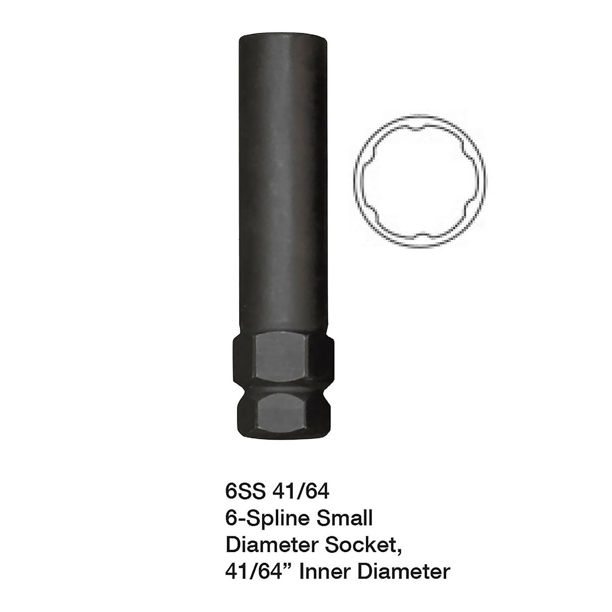 OEMTOOLS 6SS 41/64in. 6-Spline Main Image