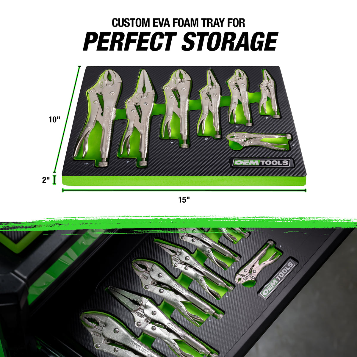 OEMTOOLS 26262 7 Piece Locking Pliers Set Additional Image 5