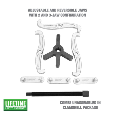 OEMTOOLS 25903 4 Inch 2/3  Jaw Puller Kit Additional Image 1