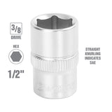 OEMTOOLS 22306 1/2 Inch SAE Socket Additional Image 1