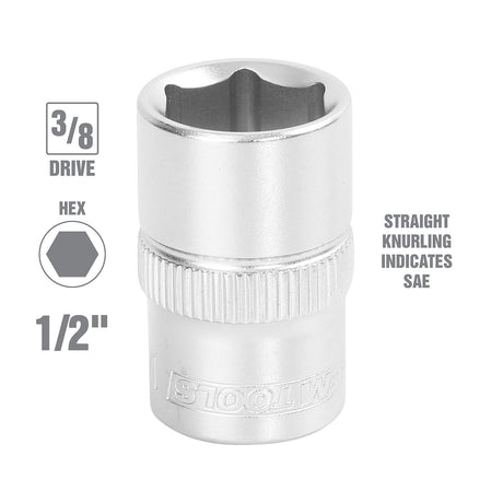 OEMTOOLS 22306 1/2 Inch SAE Socket Additional Image 1