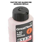GreatNeck 74604 Red Chalk - 7 Oz Additional Image 3