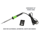 OEMTOOLS 24760 40-Watt Soldering Iron with Metal Stand Additional Image 1