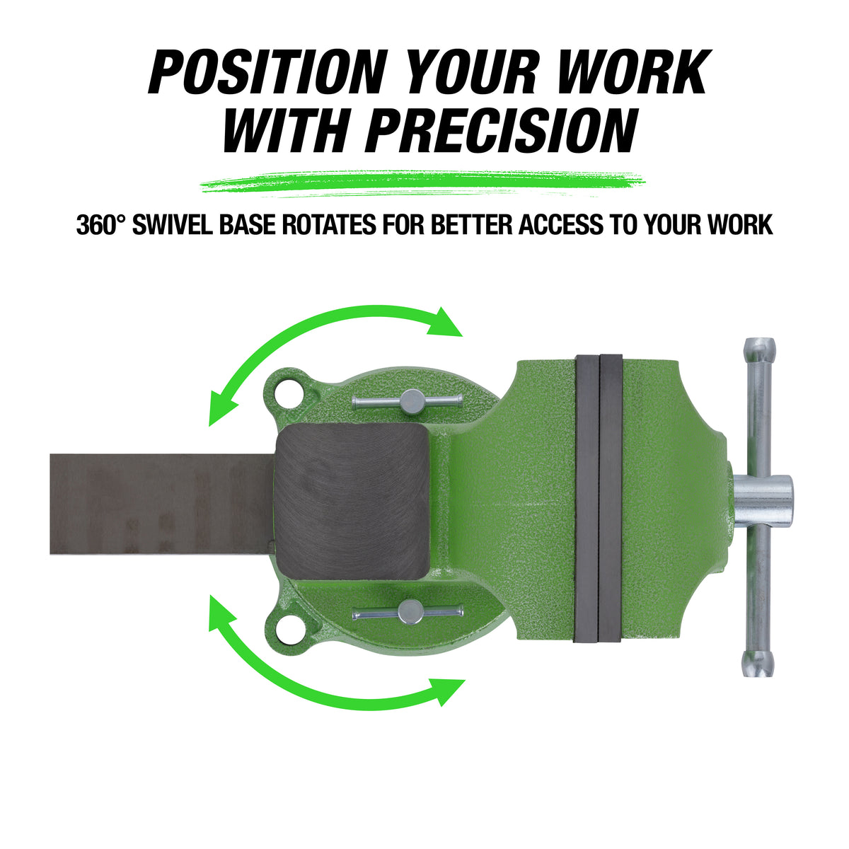 OEMTOOLS 24300 6in. Heavy-Duty Vise with Pipe Jaws Additional Image 3