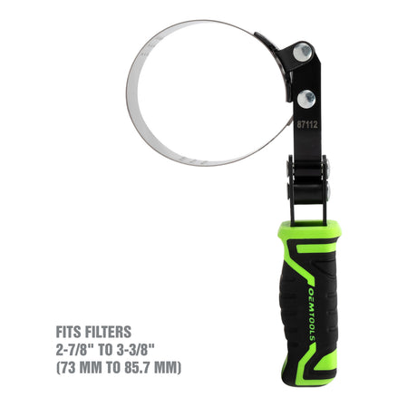 OEMTOOLS 87112 Professional Swivel Oil Filter Wrench (2-7/8in. - 3-3/8in.) Additional Image 1