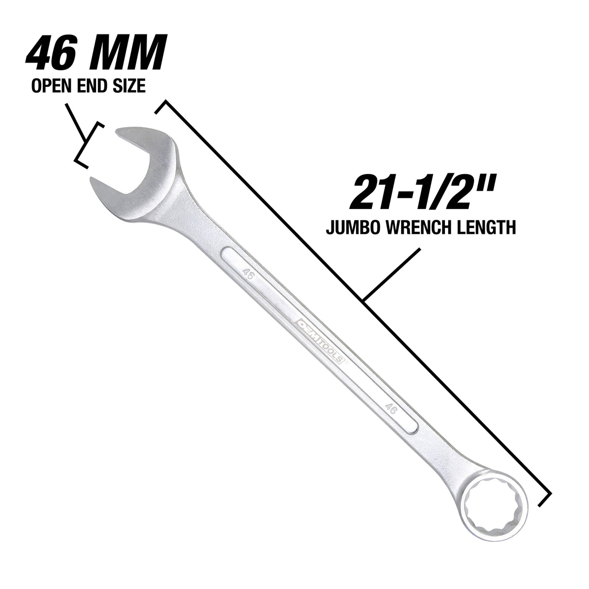 OEMTOOLS 22136 46 mm Jumbo Combination Wrench Additional Image 2
