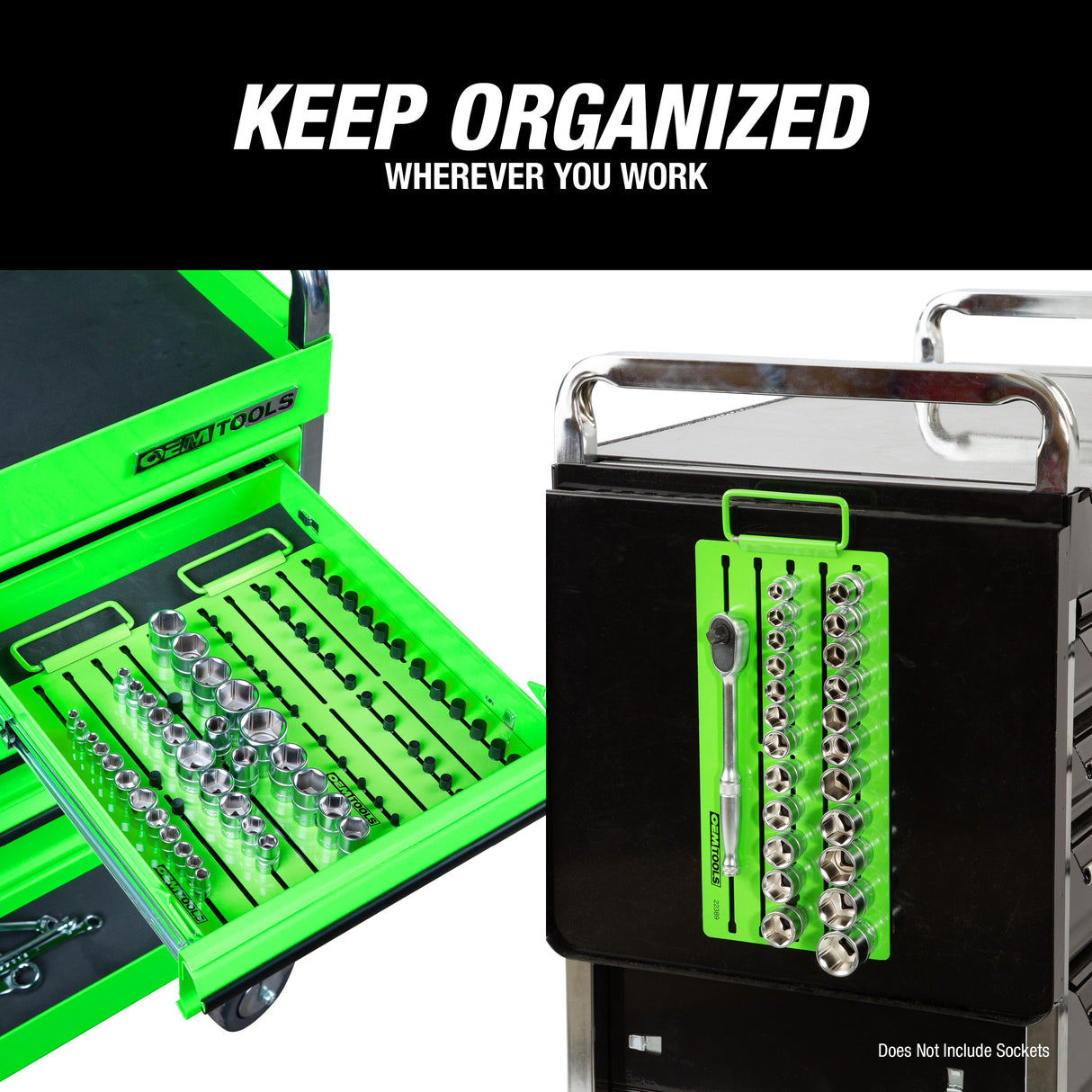OEMTOOLS 22389 Pro Magnetic Socket Tray Rack Additional Image 6