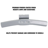 OEMTOOLS 23305 2.75 Oz. LH Style Steel Wheel Weight - 1 Box of 25 Additional Image 3
