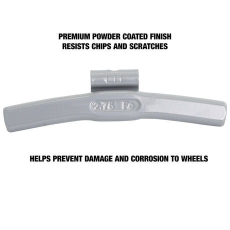 OEMTOOLS 23305 2.75 Oz. LH Style Steel Wheel Weight - 1 Box of 25 Additional Image 3