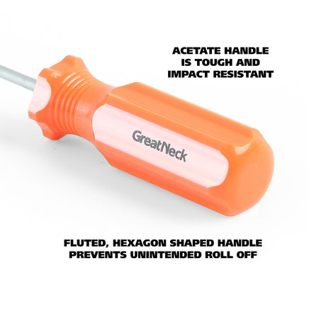 GreatNeck 73090 3/32 x 1.5 Inch Slotted Round Shank Screwdriver Additional Image 1