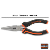 GreatNeck LN65C Long Nose Pliers (6-1/2 Inch) Additional Image 1