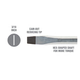 OEMTOOLS 22551 3/16 Inch x 3 Inch Slotted Screwdriver Additional Image 2