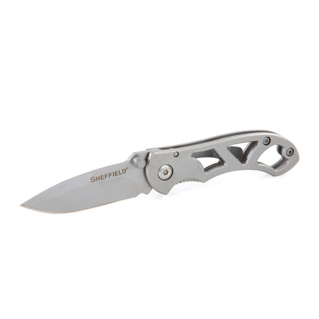 Sheffield 12931 Alloy Series Skeleframe 2.25in. Drop-Point Folding Knife Main Image