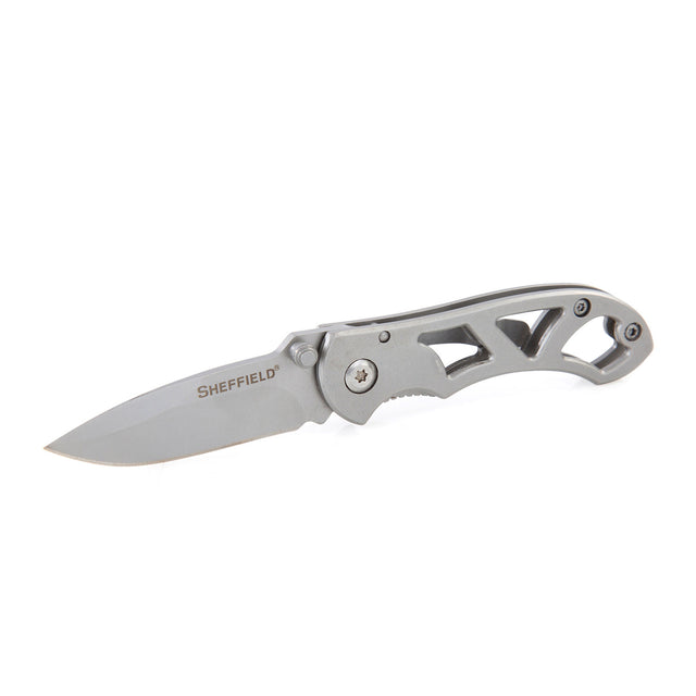 Sheffield 12931 Alloy Series Skeleframe 2.25in. Drop-Point Folding Knife Main Image