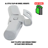 OEMTOOLS 23287 2.5 Oz. AL Style Steel Wheel Weight - 1 Box of 25 Additional Image 2