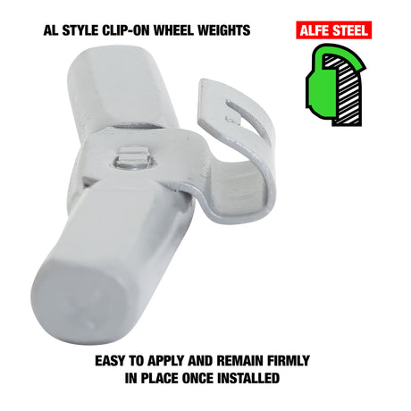 OEMTOOLS 23287 2.5 Oz. AL Style Steel Wheel Weight - 1 Box of 25 Additional Image 2