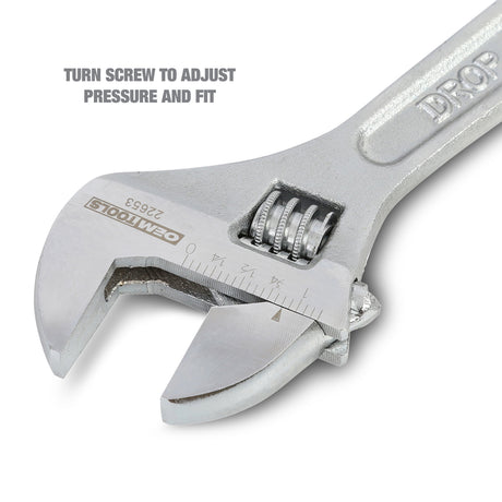 OEMTOOLS 22653 10 Inch Adjustable Wrench Additional Image 3