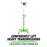 OEMTOOLS 24844 1100 Lb. High Lift Transmission Jack Additional Image 1