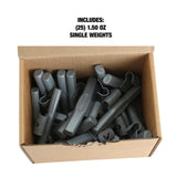 OEMTOOLS 23247 1.50 Oz. AL Style Steel Wheel Weight - 1 Box of 25 Additional Image 4