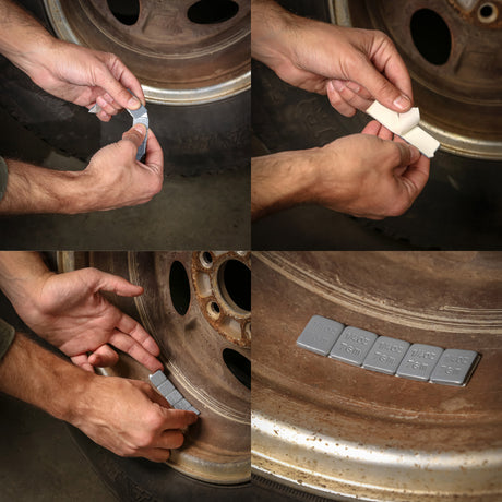 OEMTOOLS 23201 0.25 Oz. Steel Adhesive Wheel Weights, 10 Lb. Roll, 640 Pieces Additional Image 8