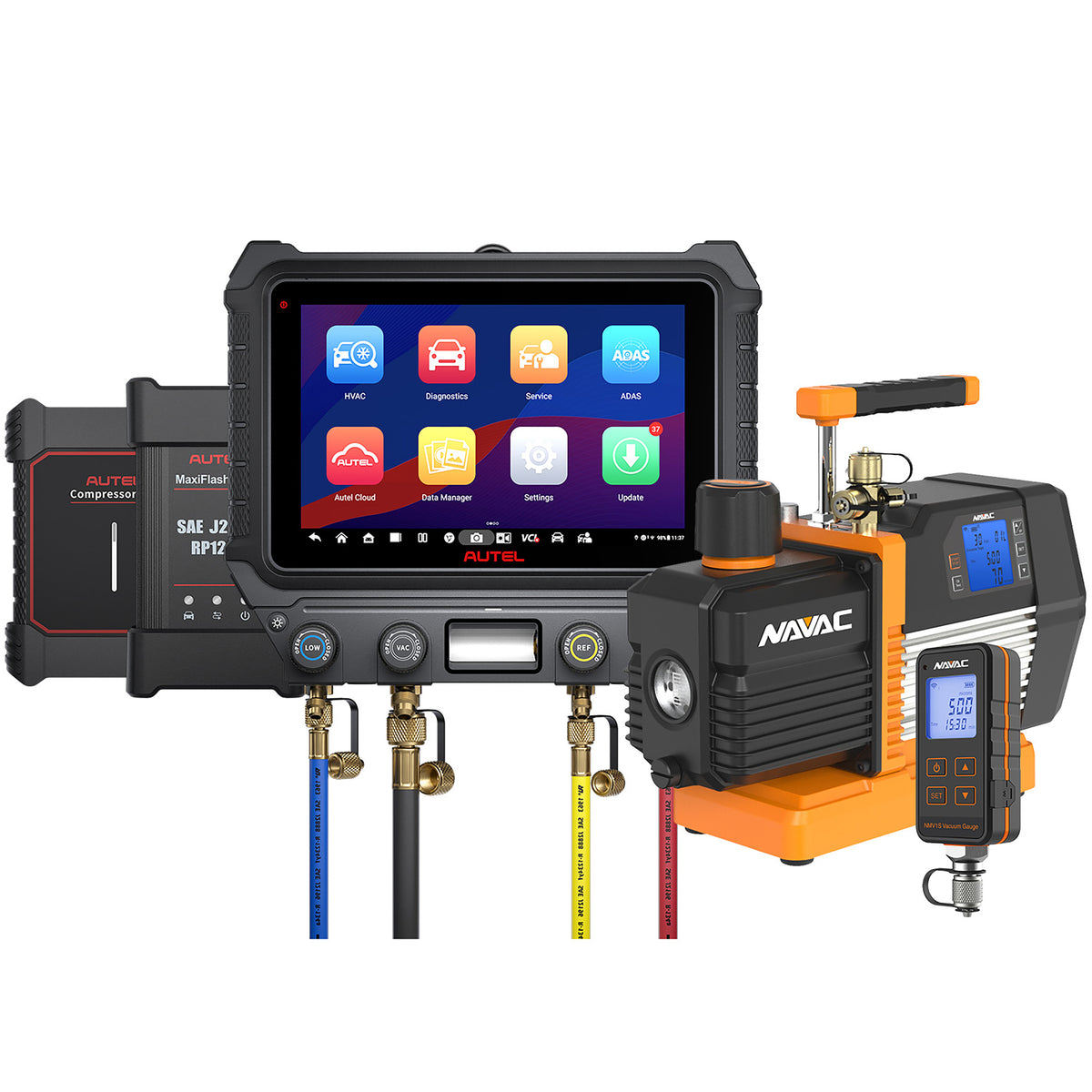 Autel AC909D MaxiHVAC AC909 Advanced A/C Diagnostic System Main Image