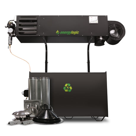 EnergyLogic EL 140H Waste Oil Heater Complete System with 250 Gallon Tank Additional Image 1