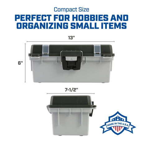 Sheffield 12670 13in. Tackle Box - Green/Gray Additional Image 5