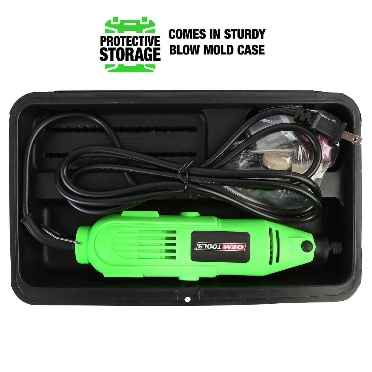 OEMTOOLS 24664 Rotary Tool with 35 Piece Accessory Kit Additional Image 2