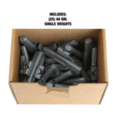 OEMTOOLS 23272 40 gm. FN Style Steel Wheel Weight - 1 Box of 25 Additional Image 4