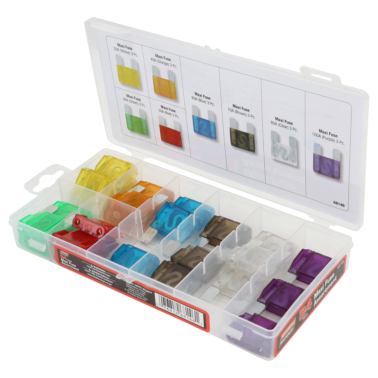 Hardware Machinery 68146 24 Piece Maxi Fuse Assortment Additional Image 4