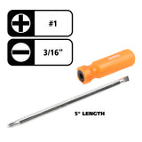 GreatNeck 706E 2-in-1 Screwdriver in Fishbowl Display Additional Image 5