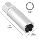 OEMTOOLS 22888 5/8 Inch 1/2in. Drive Magnetic Spark Plug Socket Additional Image 1