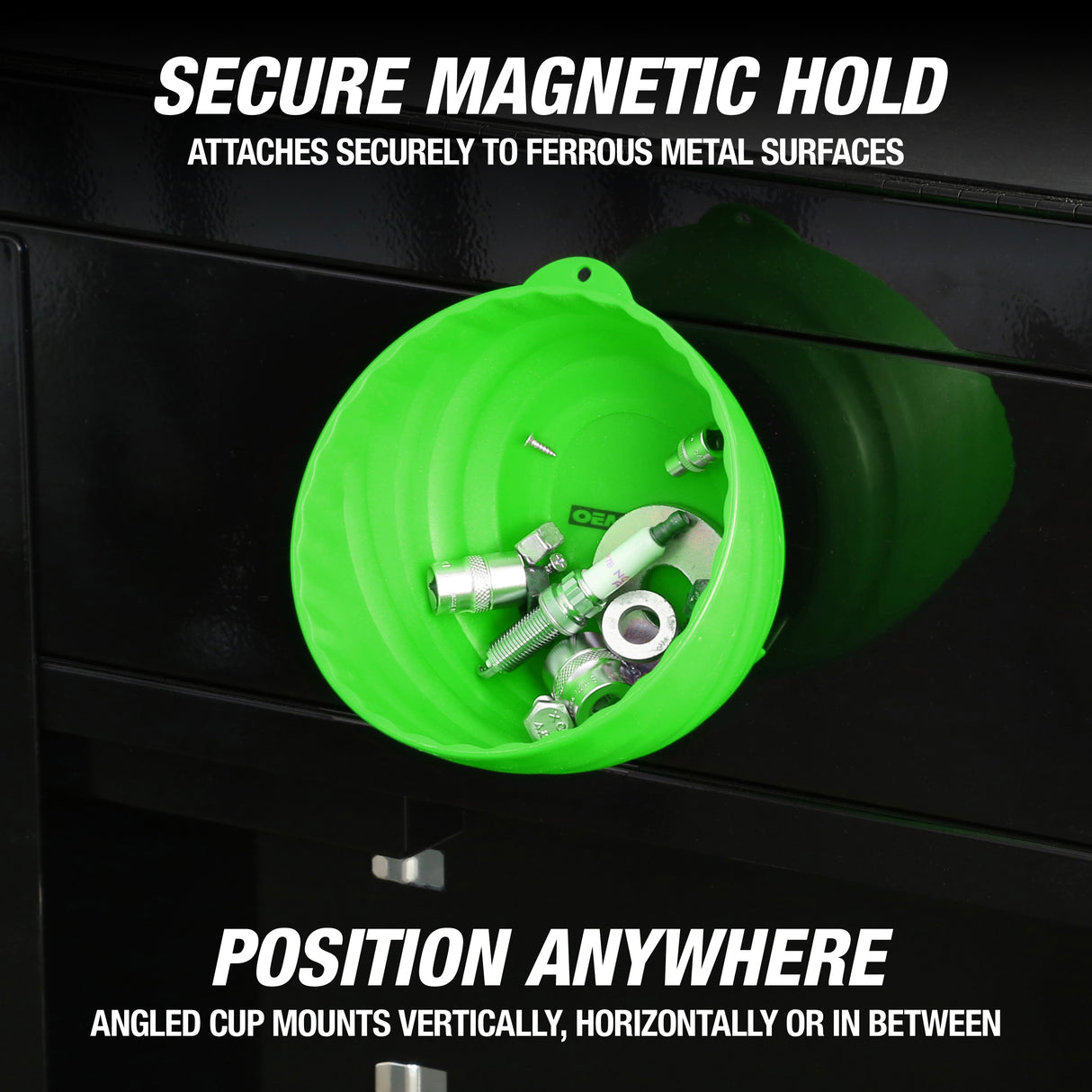 OEMTOOLS 25114 Magnetic Nut Cup - Green Additional Image 2