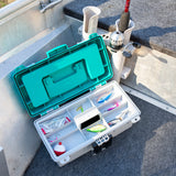 Sheffield 12671 13in. Tackle Box-Teal/Gray Additional Image 8