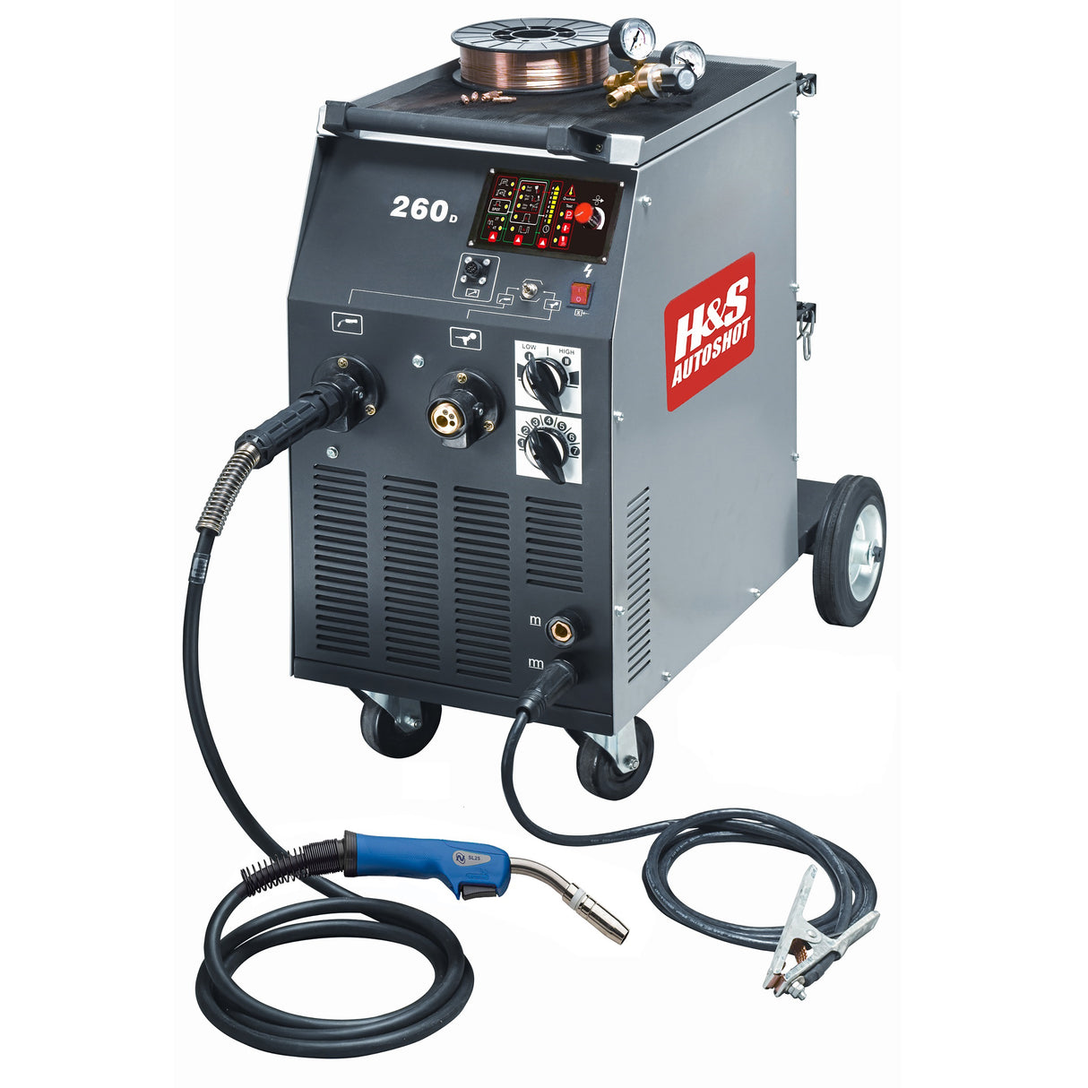 H&S AutoShot HSW-6260 MIG Dual-Gun Welder Main Image