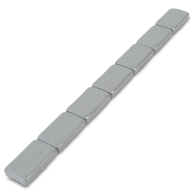 OEMTOOLS 23214 1.00 oz. Low Profile Steel Adhesive Wheel Weights, 16 Strips of 7, 112 Pieces Per Box Main Image