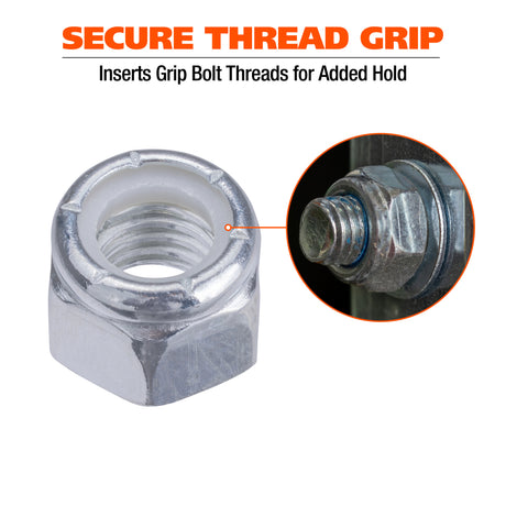 GreatNeck 68220 150-Piece Nylon Lock Nut Assortment Additional Image 4