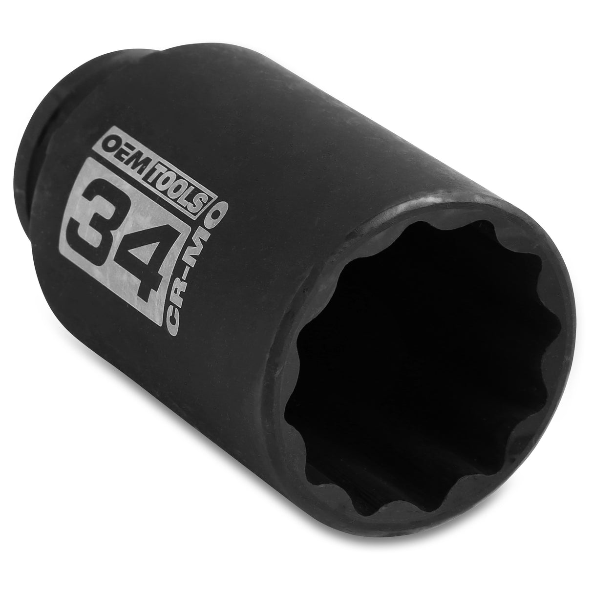 OEMTOOLS 24715 1/2in. Drive 12 Pt. Axle Nut Socket (34 mm) Main Image
