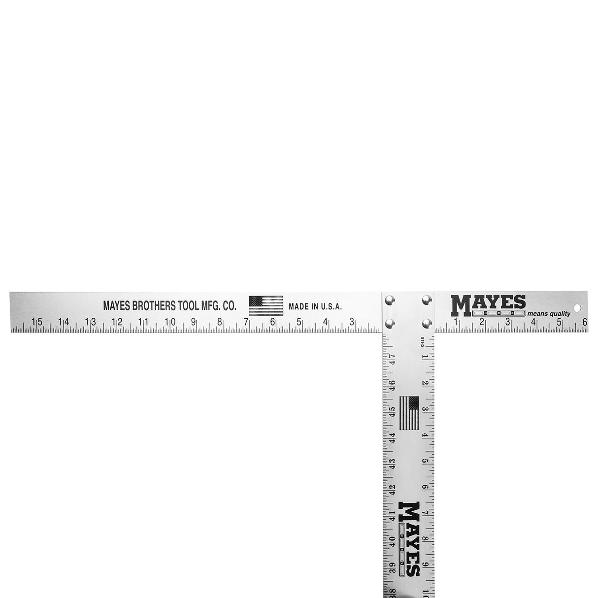 Mayes 10181 Lightweight Aluminum Wallboard Square (48 Inch) Additional Image 4
