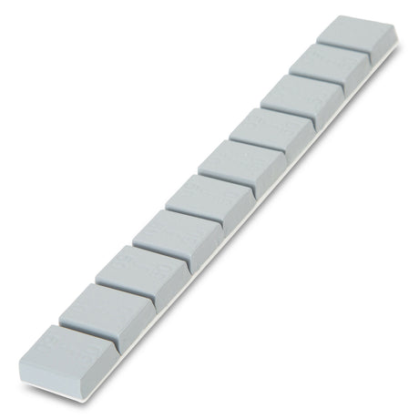 OEMTOOLS 23203 0.50 Oz. Steel Adhesive Wheel Weights, 24 Strips of 10, 240 Per Box Main Image