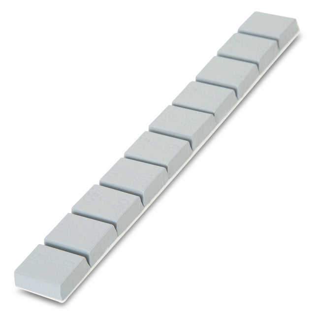 OEMTOOLS 23203 0.50 Oz. Steel Adhesive Wheel Weights, 24 Strips of 10, 240 Per Box Main Image