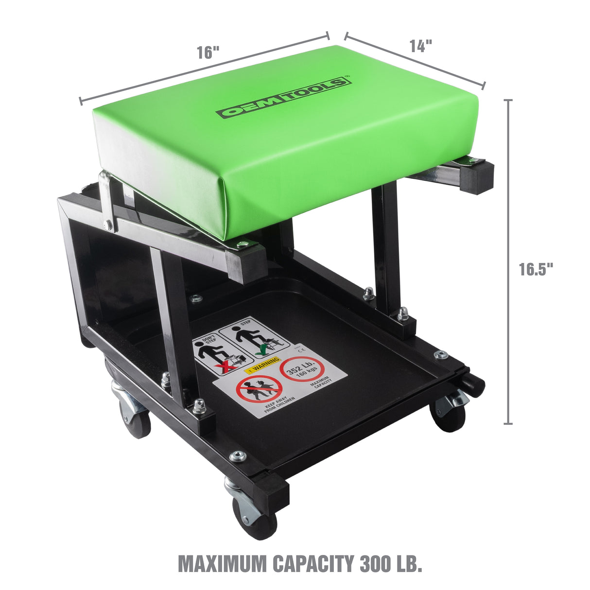OEMTOOLS 24904 Workshop Seat and Step Stool Additional Image 3