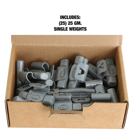 OEMTOOLS 23273 25 gm. IW Style Steel Wheel Weight - 1 Box of 25 Additional Image 4