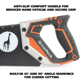 GreatNeck 74004 20 Inch Aggressive Tooth Handsaw w/ Aluminum Frame Composite Handle Additional Image 5