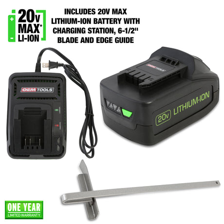 OEMTOOLS 24488 20V MAX* Li-ion 6-1/2in. Circular Saw Additional Image 1