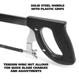 GreatNeck 125 Solid Steel Adjustable Frame Hacksaw (12 Inch) Additional Image 4