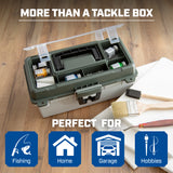 Sheffield 12670 13in. Tackle Box - Green/Gray Additional Image 3