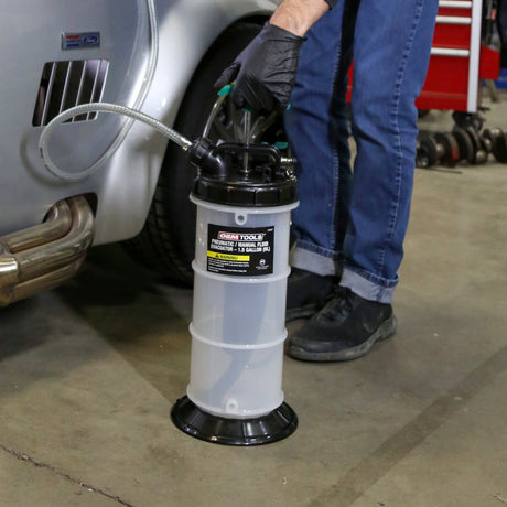 OEMTOOLS 24477 Pneumatic/Manual Fluid Extractor 1.5 Gallon (6 Qt) Additional Image 9